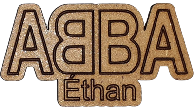 Magnet - Abba personnalisable